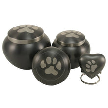 Load image into Gallery viewer, Small/Keepsake Slate/Pewter Brass Quest Cremation Urn, 70 cubic inches
