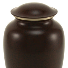 Load image into Gallery viewer, New,Solid Brass MAUS Earth Large Cremation Urn, 195 Cubic Inches

