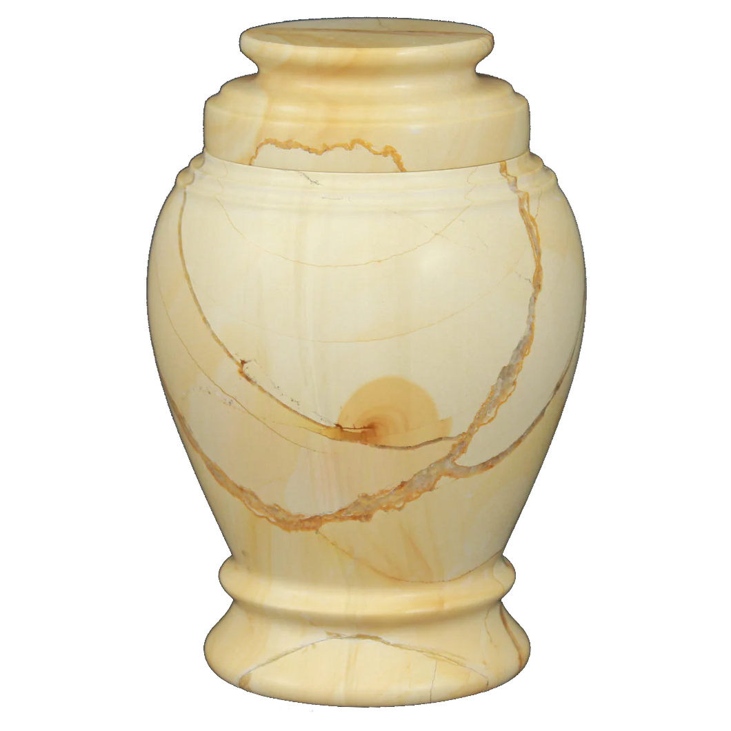 Small/Keepsake 15 Cubic Inch Love Teak Funeral Cremation Urn for Ashes