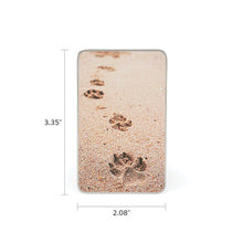 Load image into Gallery viewer, At Peace Memorials Paws in Sand Pet Memorial Card
