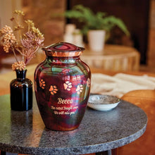 Load image into Gallery viewer, At Peace Memorials Classic Paws Raku Petite
