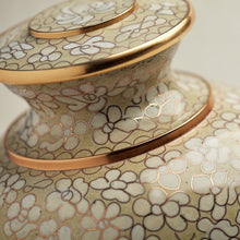 Load image into Gallery viewer, Cloisonne Adult 200 Cubic Inch Funeral Cremation Urn for Ashes - Essence Opal
