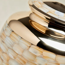 Load image into Gallery viewer, At Peace Memorials  Elite Mother of Pearl Large/Adult Funeral Cremation Urn for Ashes
