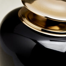 Load image into Gallery viewer, Black Brass Adult 195 Cubic Inch Funeral Cremation Urn for Ashes
