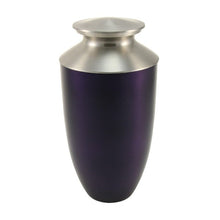 Load image into Gallery viewer, At Peace Memorials Monterey Purple Large/Adult Cremation Urn 200 CI
