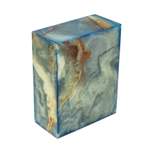 Load image into Gallery viewer, Large/Adult 220 Cubic Inches Eternity Sapphire Onyx Rectangular Cremation Urn
