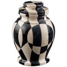 Load image into Gallery viewer, Small/Keepsake 15 Cubic Inches Serenity Nouveau Marble Cremation Urn
