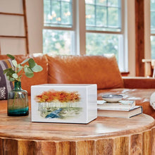 Load image into Gallery viewer, Large/Adult Tropical Getaway Box Funeral Cremation Urn for Ashes 200 Cubic Inch
