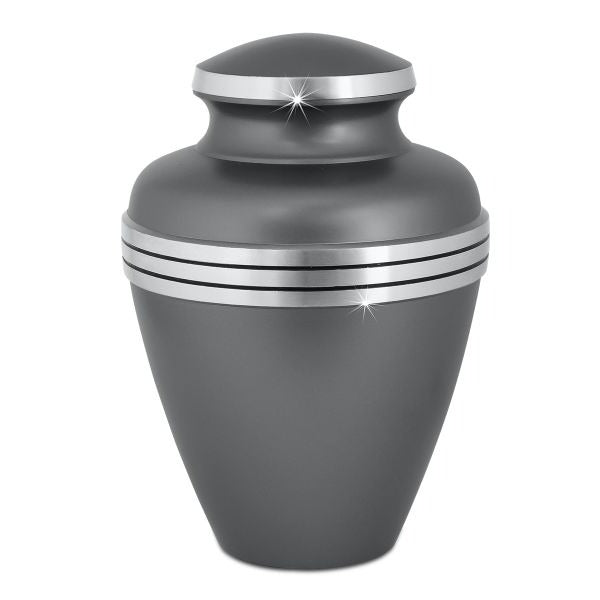 Large/Adult 228 Cubic Inches Black Brass Dover Funeral Cremation Urn for Ashes