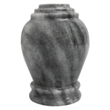 Load image into Gallery viewer, 2 Cubic Inches Embrace Cashmere Gray Memento Marble Cremation Urn
