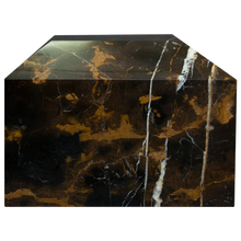 Load image into Gallery viewer, Large/Adult 190 Cubic Inch Summit King Gold Box Marble Funeral Cremation Urn
