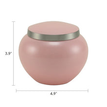 Load image into Gallery viewer, Small/Keepsake Quest Pink, Funeral Cremation Pet Urn, 40 cubic inches
