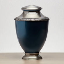 Load image into Gallery viewer, At Peace Memorials Artisan Indigo Large/Adult Cremation Urn
