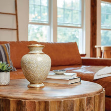 Load image into Gallery viewer, Cloisonne Adult 200 Cubic Inch Funeral Cremation Urn for Ashes - Essence Opal
