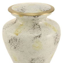 Load image into Gallery viewer, Large Funeral Cremation Urn for ashes, 200 Cubic Inches - Glenwood White Marble
