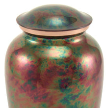 Load image into Gallery viewer, Large/Adult Stainless Steel Raku Funeral Cremation Urn - 200 Cubic Inches
