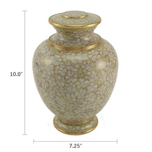 Load image into Gallery viewer, Cloisonne Adult 200 Cubic Inch Funeral Cremation Urn for Ashes - Essence Opal

