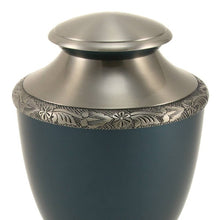 Load image into Gallery viewer, At Peace Memorials Artisan Indigo Large/Adult Cremation Urn
