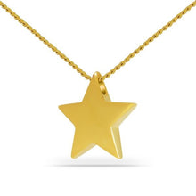Load image into Gallery viewer, Star Gold Steel Keepsake Pendant/Necklace Funeral Cremation Urn
