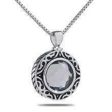 Load image into Gallery viewer, June Light Purple Silver Keepsake Pendant/Necklace Funeral Cremation Urn
