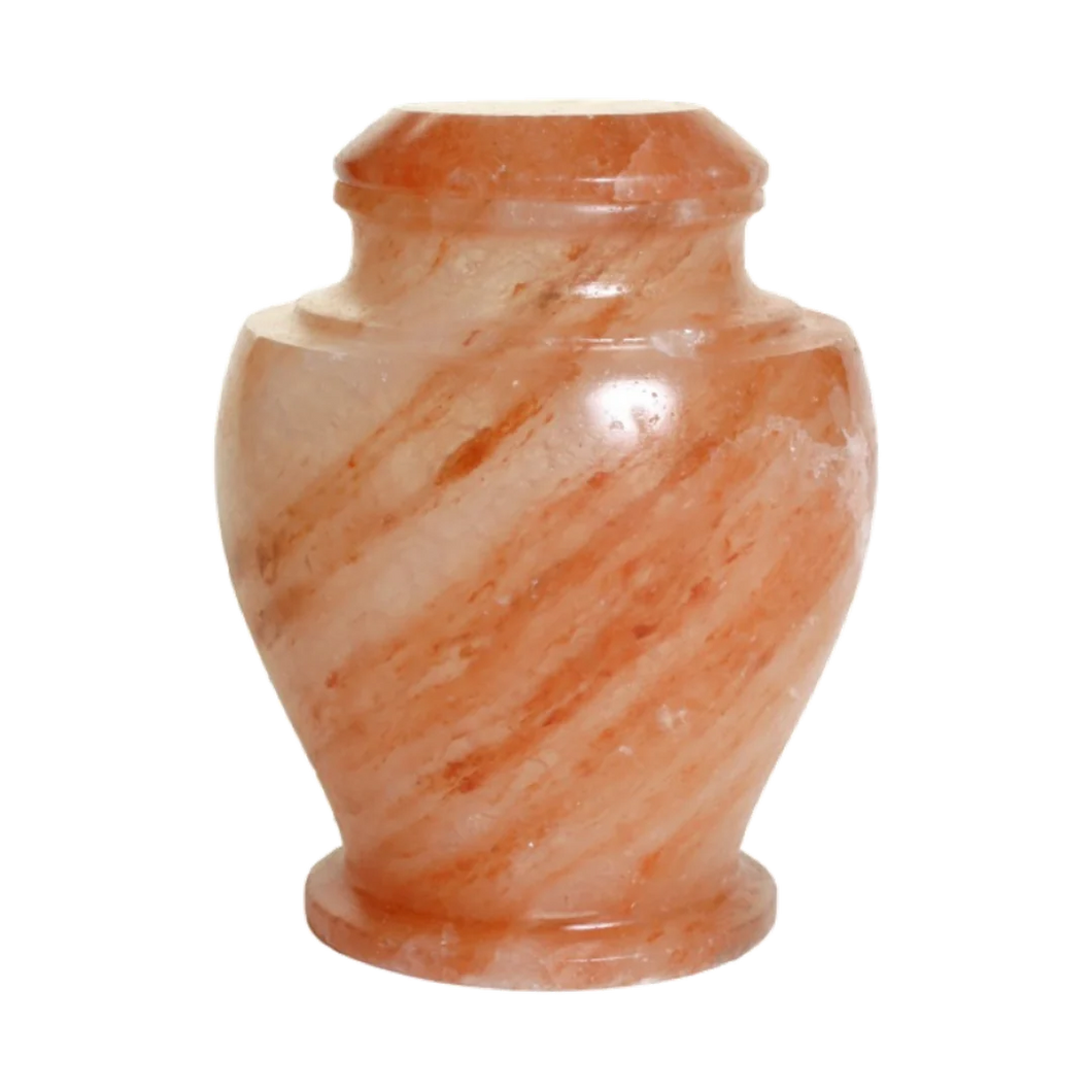 Carpel Rock Salt Biodegradable/Eco- Friendly Adult Funeral Cremation Urn