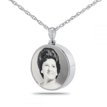 Load image into Gallery viewer, Life Treasured Silver Keepsake Pendant/Necklace Funeral Cremation Urn
