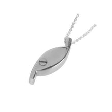 Load image into Gallery viewer, Slider CZ Silver Pendant/Necklace Funeral Cremation Urn
