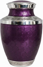 Load image into Gallery viewer, At Peace Memorials Cordoba Dark Purple Adult Urn for Ashes
