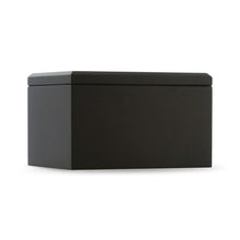 Load image into Gallery viewer, Small 120 Cubic Inches Small Black Wood Funeral Cremation Urn for Ashes

