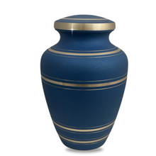 Load image into Gallery viewer, Large/Adult 200 Cubic Inch Arthur Brass Funeral Cremation Urn for Ashes
