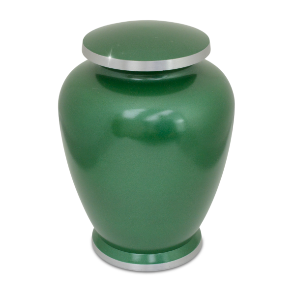 Large/Adult 200 Cubic Inch Thera Forest Aluminum Funeral Cremation Urn for Ashes