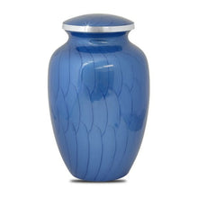 Load image into Gallery viewer, Large/Adult 200 Cubic Inch Timeless Ocean Adult Brass Funeral Cremation Urn for Ashes
