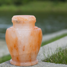 Load image into Gallery viewer, Carpel Rock Salt Biodegradable/Eco- Friendly Adult Funeral Cremation Urn
