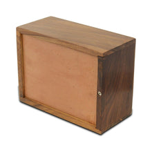 Load image into Gallery viewer, Large/Adult 210 Cubic Inches Daisy Wood Funeral Cremation Urn for Ashes
