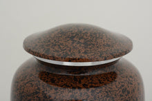 Load image into Gallery viewer, Large/Adult 190 Cubic Inch Earth Brown Aluminum Funeral Cremation Urn for Ashes
