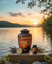 Load image into Gallery viewer, At Peace Memorials Lighthouse Set Urn for Ashes
