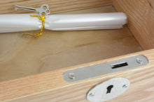 Load image into Gallery viewer, Large/Adult 250 Cubic Inches Locking Light Wood Funeral Cremation Urn for Ashes
