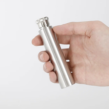 Load image into Gallery viewer, Small/Keepsake 6 Cubic Inches Pewter Steel Scattering Tube for Ashes
