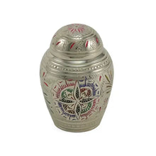 Load image into Gallery viewer, Lattice Small Keepsake cremation urn 5 Cubic Inches
