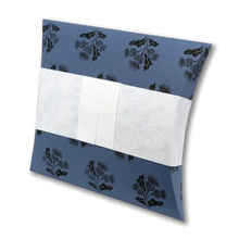 Load image into Gallery viewer, Biodegradable Eco-friendly Adult 220 Cubic Inches Journey EarthUrn Thistle Royal Blue Cremation Urn
