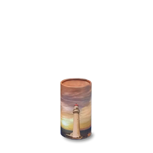 Load image into Gallery viewer, Biodegradable Small/Keepsake Lighthouse Scattering Tube Cremation Urn - 20 cubic inches
