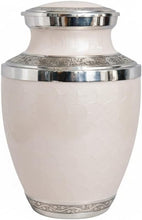 Load image into Gallery viewer, At Peace Memorials Cordoba Ivory Adult Urn for Ashes
