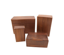 Load image into Gallery viewer, Large 70 Cubic Inches Plain Rosewood Single Urn with Engraving
