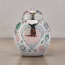 Load image into Gallery viewer, Medium Lotus Cremation Urn, 70 Cubic Inches
