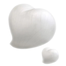 Load image into Gallery viewer, Large/Adult 200 Cubic Inches White Infinity Eternal Heart Funeral Cremation Urn
