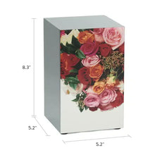 Load image into Gallery viewer, At Peace Memorials Large/Adult 200 Cubic Inches Life Canvas Harmonious Rose Pewter Cremation Urn
