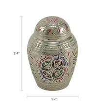 Load image into Gallery viewer, Lattice Small Keepsake cremation urn 5 Cubic Inches
