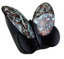 Load image into Gallery viewer, Large/Adult Aesthetic Fiberglass Butterfly Funeral Cremation Urn in Brown- Holds up to 210 Cubic Inches
