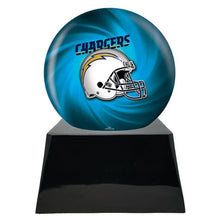 Load image into Gallery viewer, Large/Adult 200 Cubic Inch San Diego Chargers  Metal Ball on Cremation Urn Base
