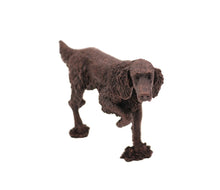 Load image into Gallery viewer, Bronze English Setter Walnut Base Pet Cremation Urn w/ Figurine in 5 diff base sizes
